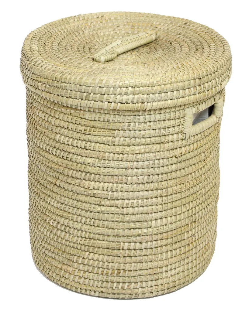 Wäschekorb Mit Deckel Klein, Maße Ø 40 X 50 5 Wäschekorb Mit Deckel Klein, Maße Ø 40 X 50 – Bild 3