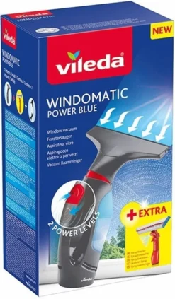 Vileda Akku-Fenstersauger Windomatic Power Blue Inkl. Spray-Einwascher 29 Vileda Akku-Fenstersauger Windomatic Power Blue Inkl. Spray-Einwascher -Smart Kitchen Store 019533f90500274f6b80de876fd53e88