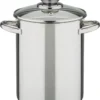 GSW Spargel- Und Spaghettitopf 16 Cm Mit Glasdeckel, 643160, Edelstahl Rostfrei, Ca. 4,2 L -Smart Kitchen Store 01d6bd41e264262cd93da24a53994e56