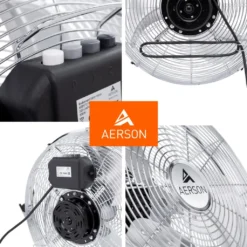 AERSON Bodenventilator 100W 40cm Windmaschine Tischventilator Ventilator Standventilator -Smart Kitchen Store 024cb335acc7100959a6ad7b1de38209