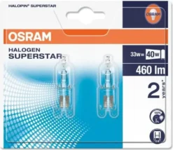 Osram Halogen Stiftsockellampe Halopin Superstar G9 33W 2er-Pack Warmweiß -Smart Kitchen Store 026c8e0c6e3ce04a566416bafc33d818