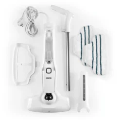 N8WERK Dampfbesen Moonlight White Edition Dampfbesen Dampfreiniger Fliesen Dampf Steam Teppich Hygiene Reiniger 1300W Mopp -Smart Kitchen Store 030f000773d3122d411f1e0bc90b87de
