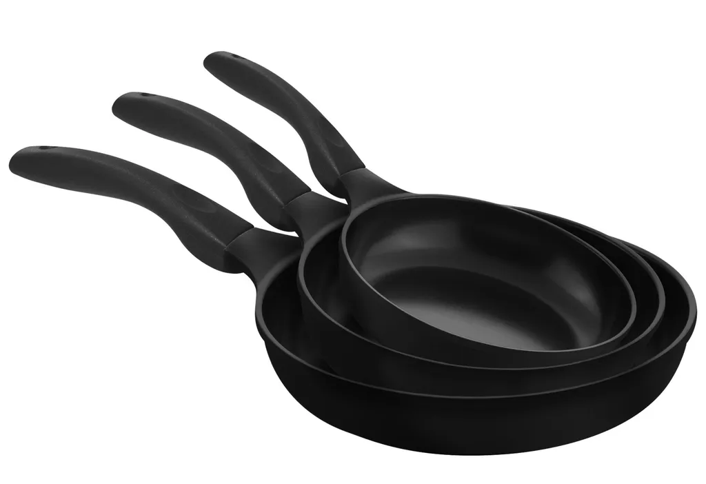 Steuber Aluguss Bratpfannen 3er Set Ceratherm-Premium Beschichtung, Induktion 3 Steuber Aluguss Bratpfannen 3er Set Ceratherm-Premium Beschichtung, Induktion