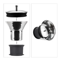 Relaxdays Glaskaraffe 1,5 Liter Bauchig -Smart Kitchen Store 03729578dc0c63830464dacfc338a37e