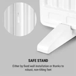 Wallander Ölradiator 1000W Thermostat Ölheizung Ultraflach Weiß -Smart Kitchen Store 0380d4d97d1550bdc386027391711cec