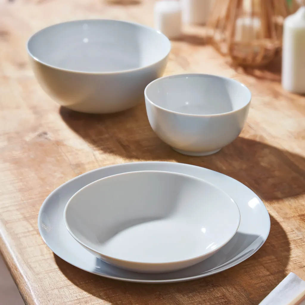 Tafelservice Geschirr Set Kombiservice Für 6 Personen Diwali Granit 18 Tlg. LUMINARC 8 Tafelservice Geschirr Set Kombiservice Für 6 Personen Diwali Granit 18 Tlg. LUMINARC – Bild 6