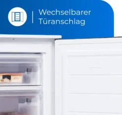 Exquisit Gefrierschrank GS81-040D Weiss | Standgerät | 87 L Volumen | Weiß -Smart Kitchen Store 038e2d86381ab002fe357a87a8111f89