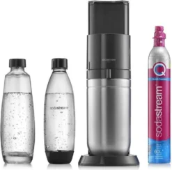 SodaStream DuoTitan Trinkwassersprudler, Inkl. 1x 1 Liter Glasflasche, 1x 1 Liter PET, 1 X Quick Connect Zylinder 32 SodaStream DuoTitan Trinkwassersprudler, Inkl. 1x 1 Liter Glasflasche, 1x 1 Liter PET, 1 X Quick Connect Zylinder -Smart Kitchen Store 03b3ab7edad0a3bca05a64243d302bc7