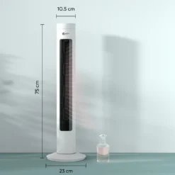 Standventilator Leise 75 Cm Ventilator Säulenventilator Turmventilator Leise Weiß -Smart Kitchen Store 03f34ac34fb8640cfeb68e5e511917da