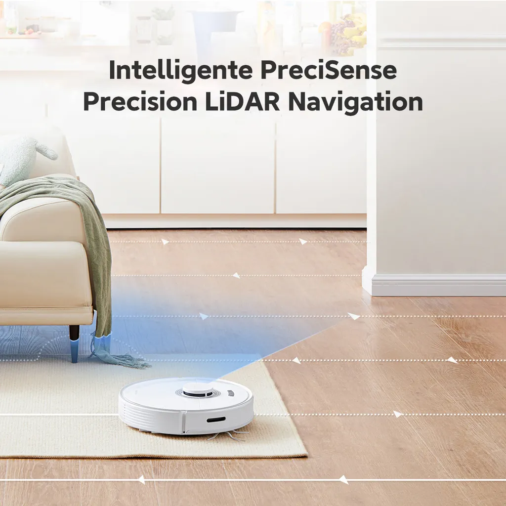 Roborock Q7 Max Staubsauger Roboter 4200Pa LDS Kehren Und Nasswischen Staubsauger Teppich Reinigen Eine Aktualisierte Version Des S5 MAX 7 Roborock Q7 Max Staubsauger Roboter 4200Pa LDS Kehren Und Nasswischen Staubsauger Teppich Reinigen Eine Aktualisierte Version Des S5 MAX – Bild 5