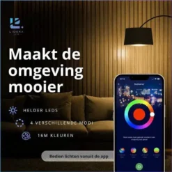 Lideka Home LED Lampen Lideka 2 Stück Alexa Glühbirne Smart LED Lampe E27 RGB Warmweiss Kaltweiss Mit WLAN & App Steuerung - 10W 1000LM 2700-6500K - LED Leuchtmittel Birne Dimmbar - Smart Home Google Home & Alexa Zubehör -Smart Kitchen Store 04896567a8b92feb322911b8375fc704