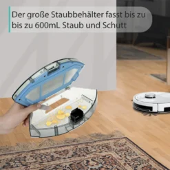 S7 MAX Laser Navigation Slam Routenplanung Smart Staubsauger Roboter Saugroboter Große Saug Flüsterleises Karte Speicher Fegen Boden Mopping Roboter International Version -Smart Kitchen Store 04bff84157db778418d3ac73323dea37