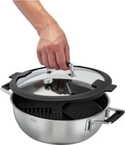 Rösle Schmorpfanne/Dampfgarer Mit Deckel Ø 28cm Silence Pro -Smart Kitchen Store 053ac8d1849d4f6415eda2dd9e85f643