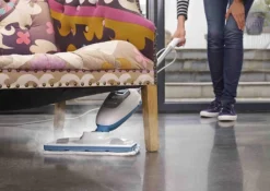 Black & Decker Black+Decker FSM13E1 Dampfbesen Steam Mop, Basic (Dampfreiniger Für Hygienische, Gründliche Sauberkeit, Abnehmbarer Stiel, Einfache Bedienbarkeit, Inkl. 1 Mikrofaser-Pad), 1300 W -Smart Kitchen Store 055bb162833f59f53b95fac4ba941a08