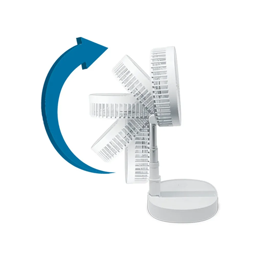 Starlyf® Foldable Fan – Wiederaufladbarer, Kabelloser Und Zusammenklappbarer Ventilator, Akkubetrieb Mit 3 Geschwindigkeiten, 2in1 - Tischventilator Und Standventilator – Aus Der TV Werbung 9 Starlyf® Foldable Fan – Wiederaufladbarer, Kabelloser Und Zusammenklappbarer Ventilator, Akkubetrieb Mit 3 Geschwindigkeiten, 2in1 - Tischventilator Und Standventilator – Aus Der TV Werbung – Bild 7