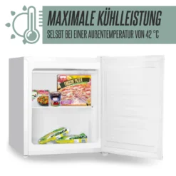 Mini Gefrierschrank 31L Klein Kompakt Leise:40db Gefrierbox Wechselbarer Türanschlag Mini Tiefkühltruhe Bis Zu -18°C,Tiefkühlschrank,perfekt Geeignet Für Büro Camping Garten Outdoor (Weiß) -Smart Kitchen Store 07a794df4672878d61315e2207f68f0c