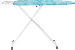 WENKO Bügelbrett Advance, Dampfbügelgeeignet, Höhenverstellbar 73-95 Cm, 120 X 42 Cm Bügelfläche, Bügeltisch Mit 8 Mm Polsterung | Inkl. 2er Set Reinigungsschwämme Gratis -Smart Kitchen Store 07baa73665881d8e749921f28af3c19f