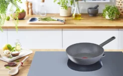 Tefal G13411 Cook Healthy Pfannenset Induktion 6 Tlg, Hohe Wokpfanne Mit Deckel 28cm, Pfanne 30 Cm + 24cm, Alle Herdarten, Spülmaschinenfest, Antihaft-beschichtet, Wok & Bratpfanne Set -Smart Kitchen Store 088386dd6d2a9f9ca1f8ccce97af4543