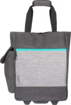 Trolley Einkaufstrolley Einkaufsroller Alessandro Pro Shopper Mit Stabilem Stand Einkaufstrolly Einkaufstasche Saunatrolley Trolly 38L 12894 Two Tone Grey Grau -Smart Kitchen Store 089210298efb0af76ad4160d3022d6dc