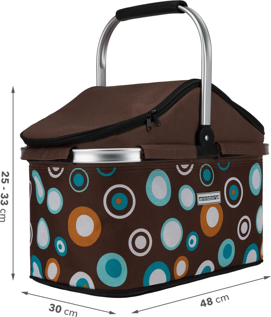 Kühlkorb 25 Liter Braun Hellblau - Dunkelbraun 5 Kühlkorb 25 Liter Braun Hellblau - Dunkelbraun – Bild 3