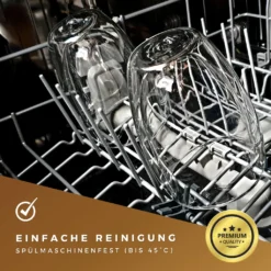 Felino® Latte Macchiato Gläser Doppelwandige Thermogläser Set [6 Stück] [350 Ml] Glas Tassen Groß Für Cappuccino, Kaffee, Espresso -Smart Kitchen Store 09811cbcbe5d068f12f497d29fb49555