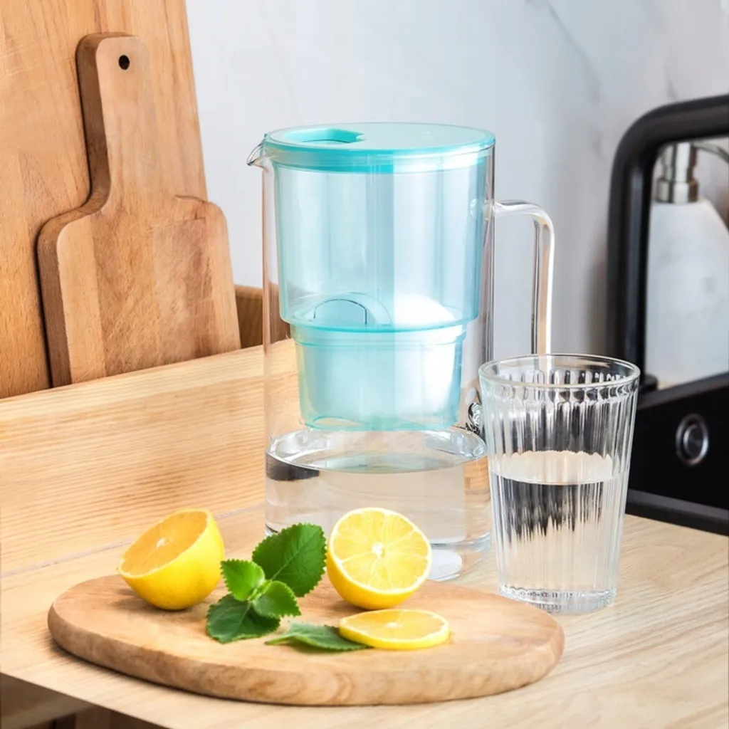 Glas Wasserfilter Wessper Mint Mit 10x Filterkartuschen KANNE & WASSERFILTER 7 Glas Wasserfilter Wessper Mint Mit 10x Filterkartuschen KANNE & WASSERFILTER – Bild 5