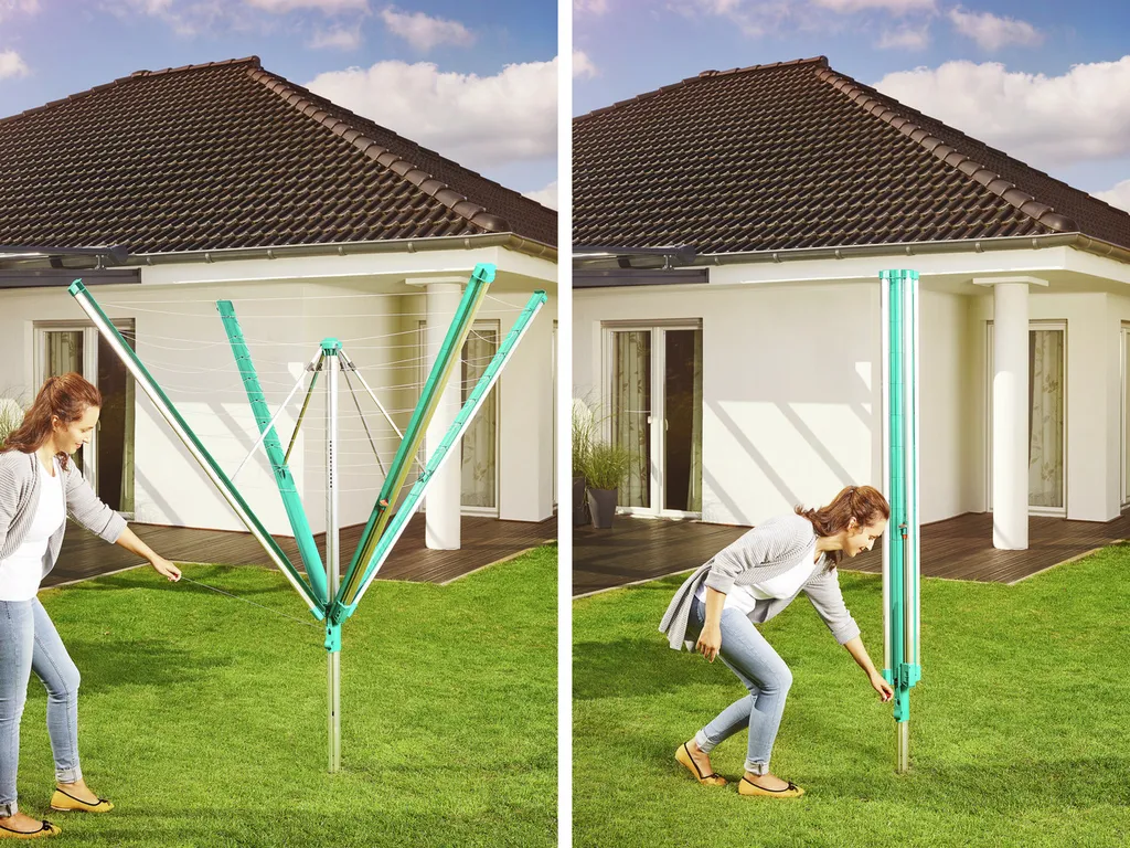 Leifheit Wäscheschirm Linomatic 600 Deluxe Cover 6 Leifheit Wäscheschirm Linomatic 600 Deluxe Cover – Bild 4