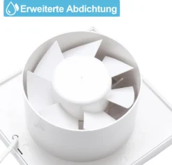 EINFEBEN Badlüfter Einbauventilatoren Küche Wandlüfter Abluftventilatoren Absaugventilatoren Mit Rückflussleitblech 100mm -Smart Kitchen Store 0a8cbdeadcbd0cb53c7cc23f32b0cc8d