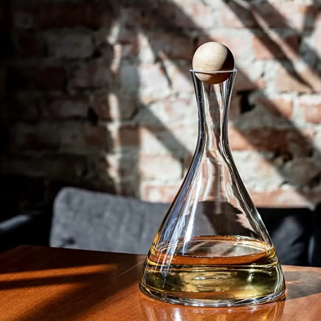 KROSNO Wine Connoisseur Wein Karaffe Rotwein Dekanter, 1000 Ml, Handgemacht 7 KROSNO Wine Connoisseur Wein Karaffe Rotwein Dekanter, 1000 Ml, Handgemacht – Bild 5