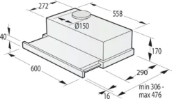 Gorenje - TH62E3X - Dunstabzugshaube - 60 Cm 11 Gorenje - TH62E3X - Dunstabzugshaube - 60 Cm -Smart Kitchen Store 0b1924dba2c9e318b7e532a24e7306e2
