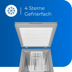 Exquisit Gefriertruhe GT100-330E Silber | 96 L Nutzinhalt | Silber -Smart Kitchen Store 0b27b483b8460a93412dd1ff1ee39962