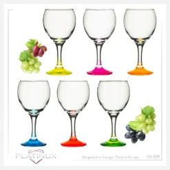 Trinkgläser Bunt Aus Glas Weingläser Mit Buntem Stiel 220ml Set 6-Teilig Getränkeglas Wasserglas Weißweingläser 15 Trinkgläser Bunt Aus Glas Weingläser Mit Buntem Stiel 220ml Set 6-Teilig Getränkeglas Wasserglas Weißweingläser -Smart Kitchen Store 0c74b5b72dee280c873a51239f7eafb9