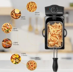 Monzana Fritteuse 3 L Edelstahl Temperaturregler Bis 190°C Sichtfenster Spülmaschinengeeignet 2000 W Filter Kontrollleuchte Küche Kaltzonen-Fritteuse 13 Monzana Fritteuse 3 L Edelstahl Temperaturregler Bis 190°C Sichtfenster Spülmaschinengeeignet 2000 W Filter Kontrollleuchte Küche Kaltzonen-Fritteuse -Smart Kitchen Store 0e82ae3764b4941d7101b9fa1553080a