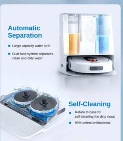 Roidmi Eva Mop Station Staubsauger 3200pa 2-in-1 Saug Und Wischroboter Mit Absaugstation, Mopp- Und Saugroboter, Automatisch Waschen Von Mopps -Smart Kitchen Store 0f4b13fc73dbab464f2e87d9641adeb7