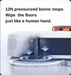 Roidmi Eva Mop Station Staubsauger 3200pa 2-in-1 Saug Und Wischroboter Mit Absaugstation, Mopp- Und Saugroboter, Automatisch Waschen Von Mopps -Smart Kitchen Store 104f66724bc8fb7e8c79aae7d92a74cf