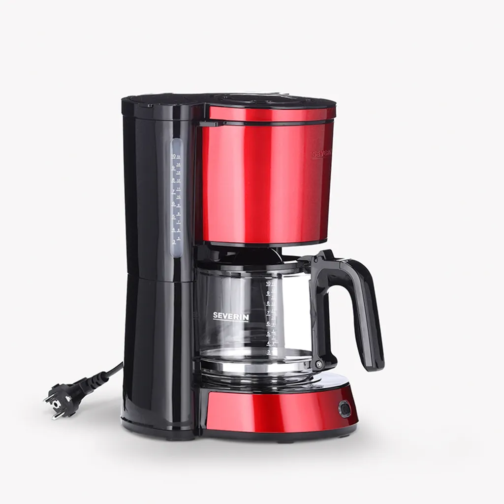 SEVERIN Kaffeemaschine KA 4817 TYPE 1.000 W Rot / Schwarz 19 SEVERIN Kaffeemaschine KA 4817 TYPE 1.000 W Rot / Schwarz – Bild 17