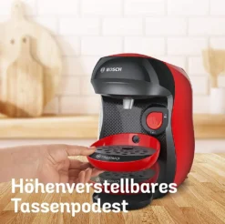 TASSIMO Kaffeekapselmaschine Happy TAS1003, Rot -Smart Kitchen Store 10b247b255e2dfaa544ac22ba4399172