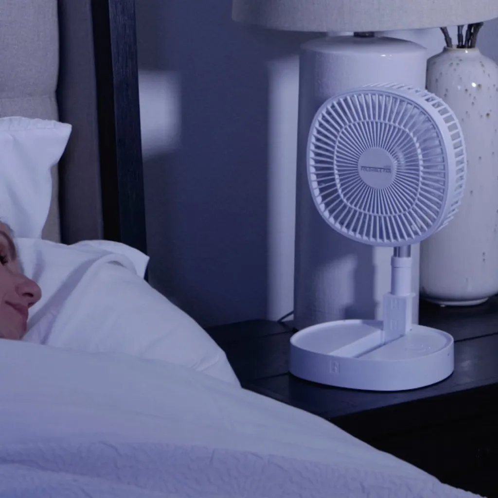 Starlyf® Foldable Fan – Wiederaufladbarer, Kabelloser Und Zusammenklappbarer Ventilator, Akkubetrieb Mit 3 Geschwindigkeiten, 2in1 - Tischventilator Und Standventilator – Aus Der TV Werbung 14 Starlyf® Foldable Fan – Wiederaufladbarer, Kabelloser Und Zusammenklappbarer Ventilator, Akkubetrieb Mit 3 Geschwindigkeiten, 2in1 - Tischventilator Und Standventilator – Aus Der TV Werbung – Bild 12