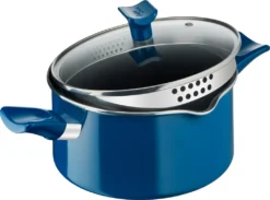 Chefclub By Tefal Pasta La Vista Kochgeschirr-Set | G804S4 | Pfanne 28 Cm, Kochtopf 20 Cm, Universalmesser, Schneidebretter, Rezeptheft Mit Leckeren Rezepten -Smart Kitchen Store 11700ab3b64bc48a320fbaa2419895c4