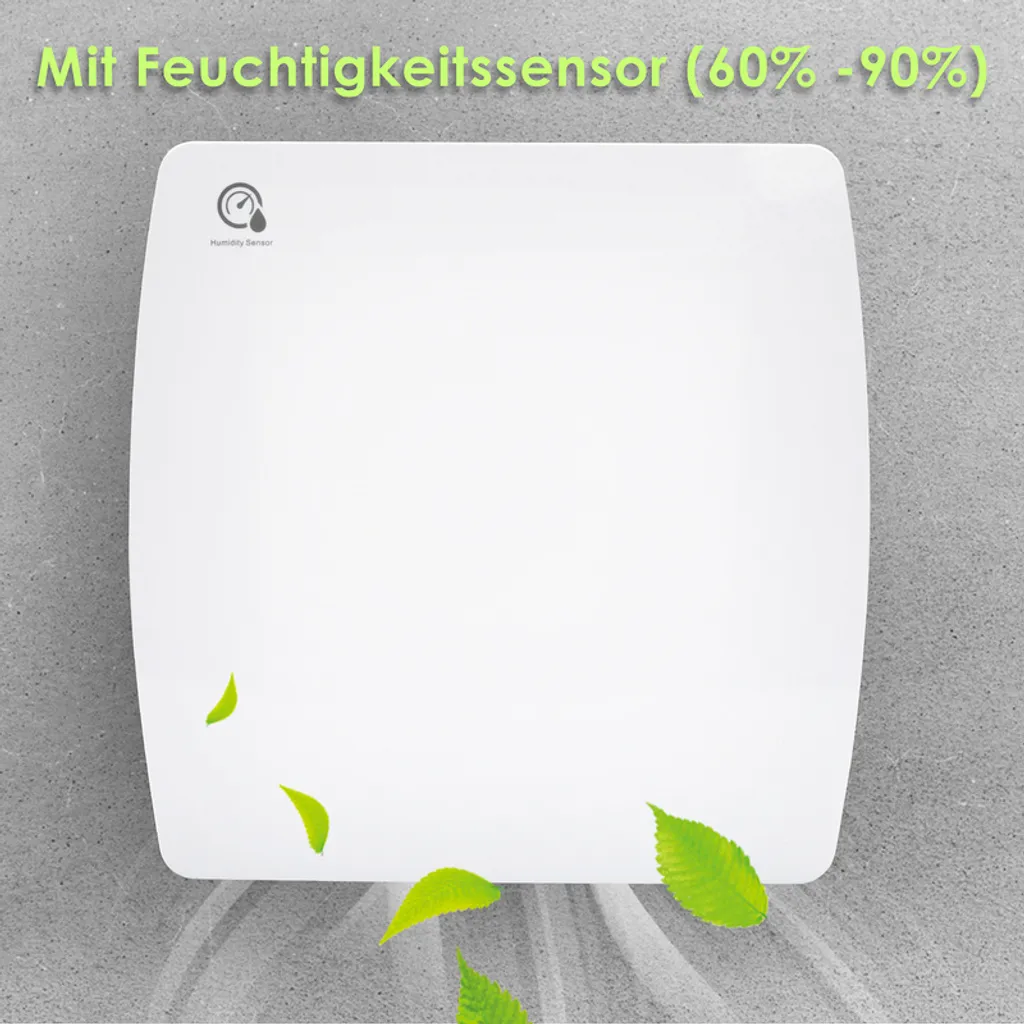 Wolketon Badluefter 150mm Feuchtesensor Timer CE Ventilator Mit Rueckflussleitblech Wandluefter 8 Wolketon Badluefter 150mm Feuchtesensor Timer CE Ventilator Mit Rueckflussleitblech Wandluefter – Bild 6