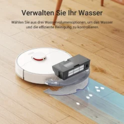 Dreame D10 Plus Saugroboter Mit Absaugstation(2,5 L) Saug- & Wischroboter Auto-Empty Dock App Sprachsteuerung For Pet Hair, Carpet, Hard Floor -Smart Kitchen Store 11f4ddca1bc7145ffe5508317f58f862