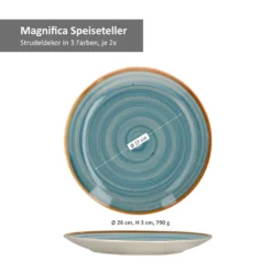 24tlg. Geschirrset Magnifica I Kombiservice I 6 Pers. I Becher + Müsli+ Teller + Essteller -Smart Kitchen Store 125c2d00e2448e067d9d125c7aec7c21
