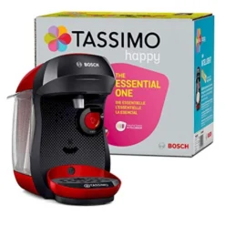 TASSIMO Kaffeekapselmaschine Happy TAS1003, Rot -Smart Kitchen Store 12aa01be38a7acf997491a13c9526897