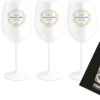 Scavi & Ray ICE Glas 4er Set Gläser - 4x Sekt / Prosecco / Champagner / Wein ICE Gläser Weiss -Smart Kitchen Store 12c2a7114a9ff61b8ed98706a0e10b1e