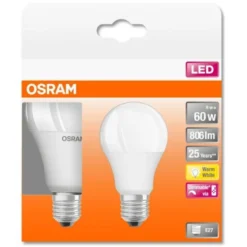 Osram LED Leuchtmittel Retrofit A60 E27 9,7W Warmweiß, Dimmbar, Weiß Matt -Smart Kitchen Store 12f3359daad0b00d169d9a1cf31b4414