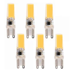 6x G9 LED Glühbirne 3W Warmweiß COB Mini Dimmbar Birne Leuchtmittel