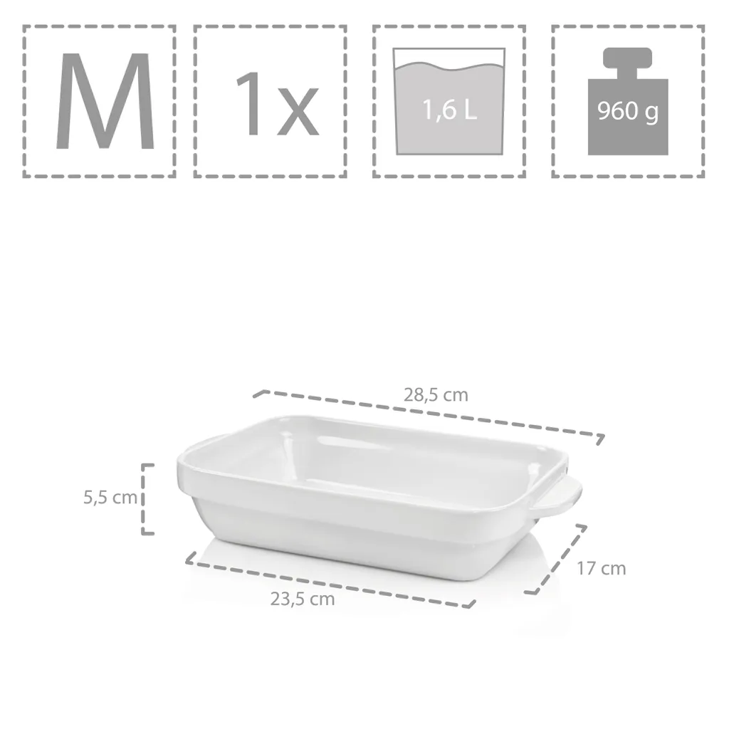 Sänger SÄNGER Auflaufformen Aus Porzellan Weiß 3 Teilig 6 Sänger SÄNGER Auflaufformen Aus Porzellan Weiß 3 Teilig – Bild 4