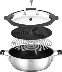 Rösle Schmorpfanne/Dampfgarer Mit Deckel Ø 28cm Silence Pro -Smart Kitchen Store 15cf3a3cfd129edc84f8a93fd26bda90