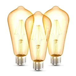3x LED Leuchtmittel Filament Vintage Industrie Lampe E27 Retro Glühbirne ST64 4W 10 3x LED Leuchtmittel Filament Vintage Industrie Lampe E27 Retro Glühbirne ST64 4W -Smart Kitchen Store 15fbbb5af031933cb5997b5eb79d6695