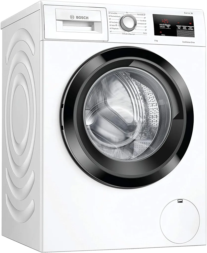 Bosch WAU28U00 Serie 6 Waschmaschine, 9 Kg, 1400 UpM, ActiveWater Plus Maximale Energie- Und Wasserersparnis, EcoSilence Drive Leiser Und Effizienter Motor, SpeedPerfect Schneller Saubere Wäsche 3 Bosch WAU28U00 Serie 6 Waschmaschine, 9 Kg, 1400 UpM, ActiveWater Plus Maximale Energie- Und Wasserersparnis, EcoSilence Drive Leiser Und Effizienter Motor, SpeedPerfect Schneller Saubere Wäsche